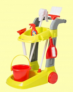 Тележка с набором для уборки - Smart (Hti, 1684120)